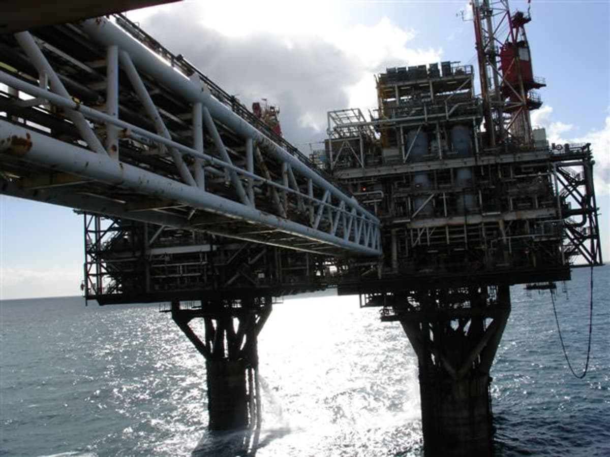 BP Ravenspurn North offshore platform installation in the southern North Sea