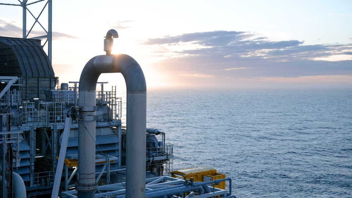 Equinor Johan Castberg floating production storage offloading vessel in Norwegian waters
