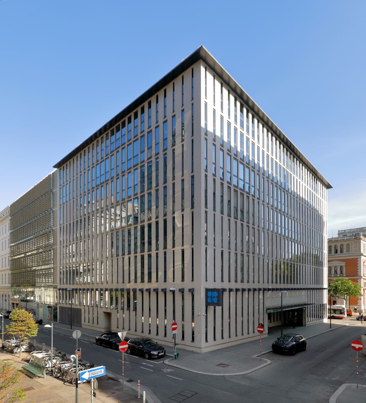 OPEC headquarters building in Vienna, Austria on Helferstorferstrasse 17 in the first district