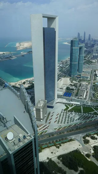 ADNOC Headquarters in Abu Dhabi, UAE representing global OPEC crude oil markets and allied energy partnerships