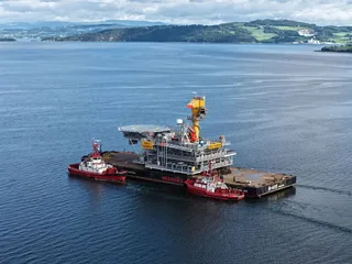 Offshore platform module fabrication facility in Verdal Norway associated with Aker BP Yggdrasil field development