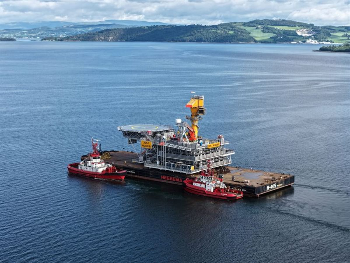 Offshore platform module fabrication facility in Verdal Norway associated with Aker BP Yggdrasil field development