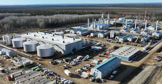 SAGD thermal oil sands processing facility in northern Alberta operated by International Petroleum Corporation