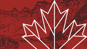 CERAWeek 2026 Canada House branding featuring maple leaf over Canadian energy landscape