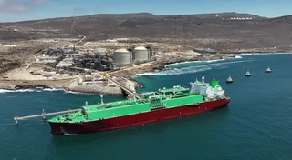 ECA LNG Phase 1 facility near Ensenada Mexico shipping inaugural cargo to Asia