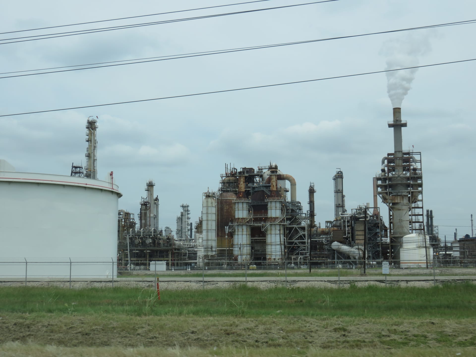 LyondellBasell oil refinery facility in the Meadowbrook area of Houston Texas