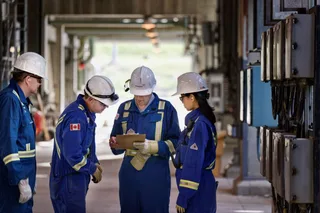 Keyera natural gas liquids processing facility in Alberta's Industrial Heartland near Fort Saskatchewan