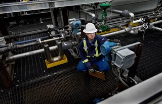 Keyera Gold Creek gas processing and NGL facility in northwest Alberta Canada