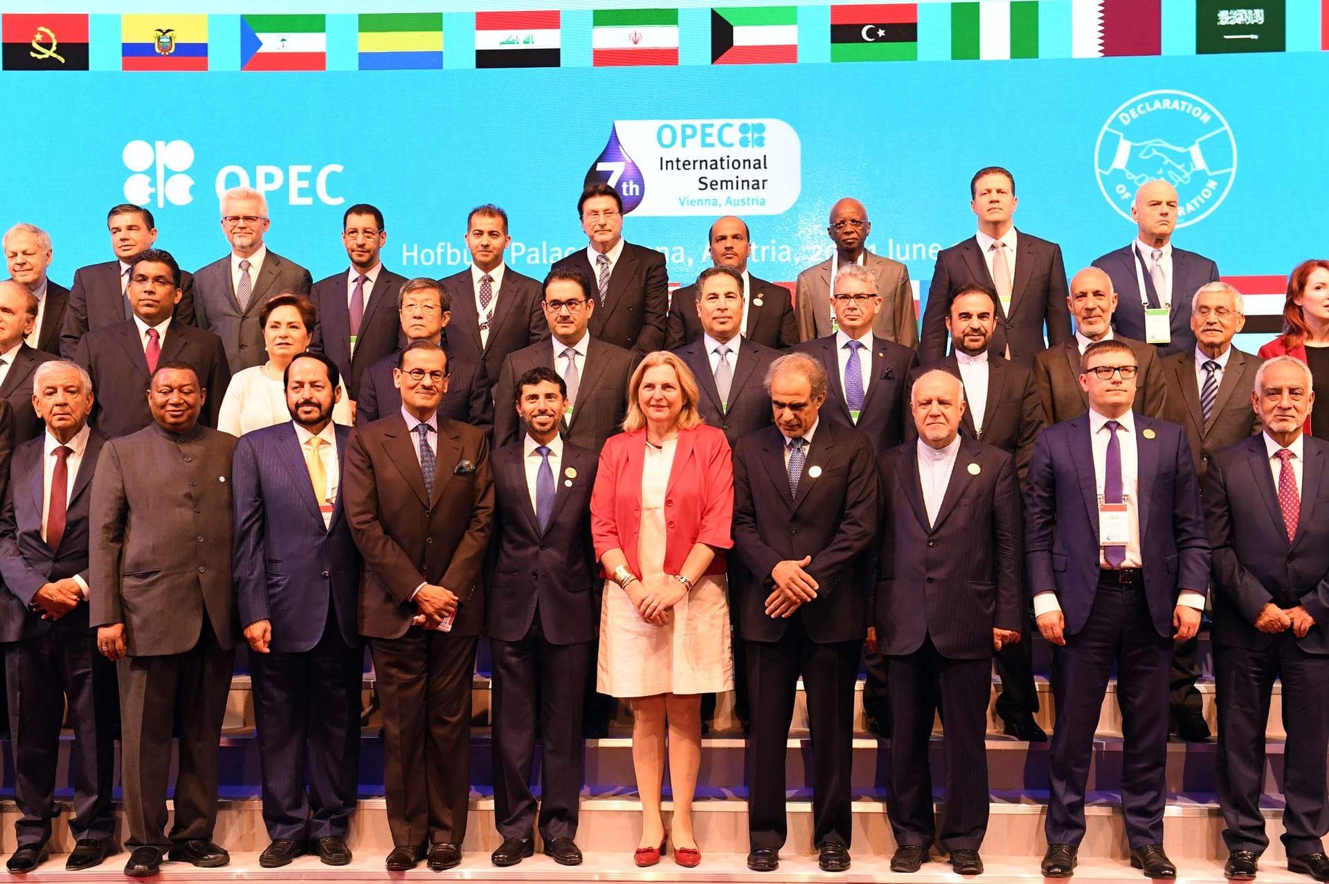 OPEC International Seminar opening ceremony in Vienna Austria June 2018 energy cooperation