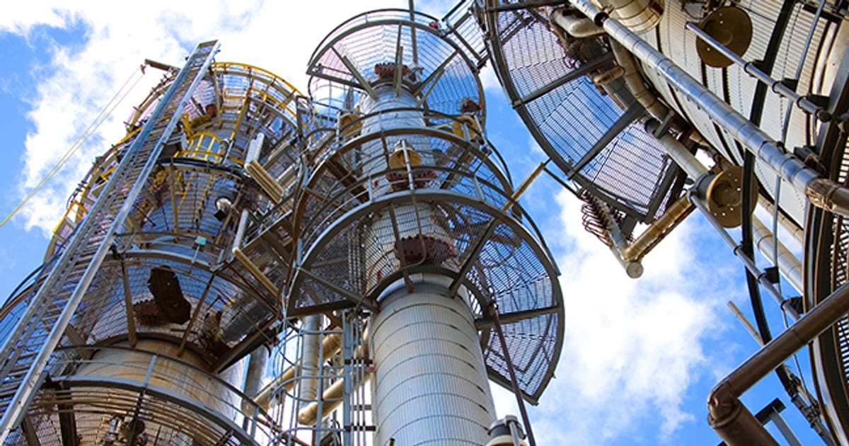 Cenovus Energy Lima refinery crude furnace processing tower at Ohio facility