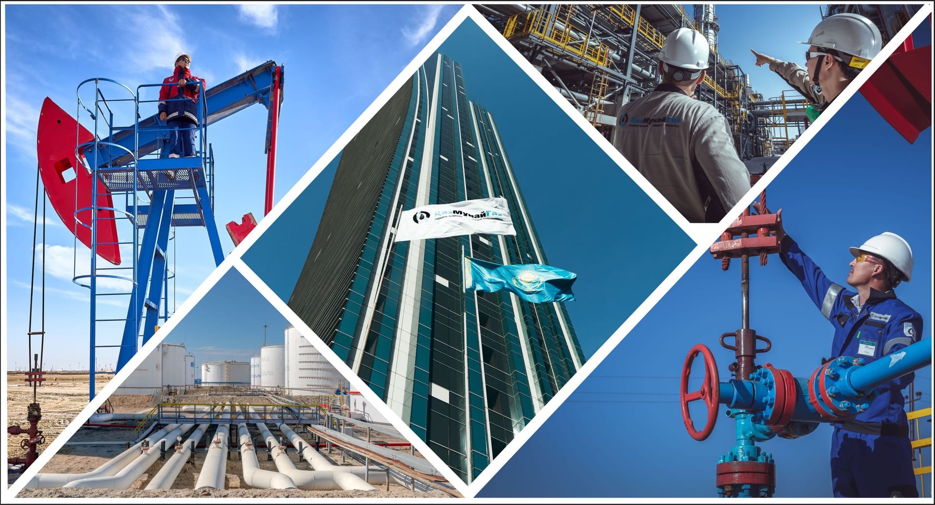 Tengizchevroil Future Growth Project oil processing facility in Kazakhstan