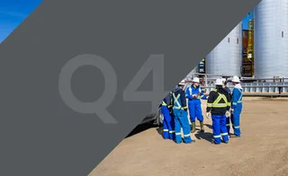 Ovintiv oil and gas operations facility at Permian Basin drilling site