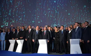 First LNG tanker loading ceremony at Yamal Arctic facility Russia 2017