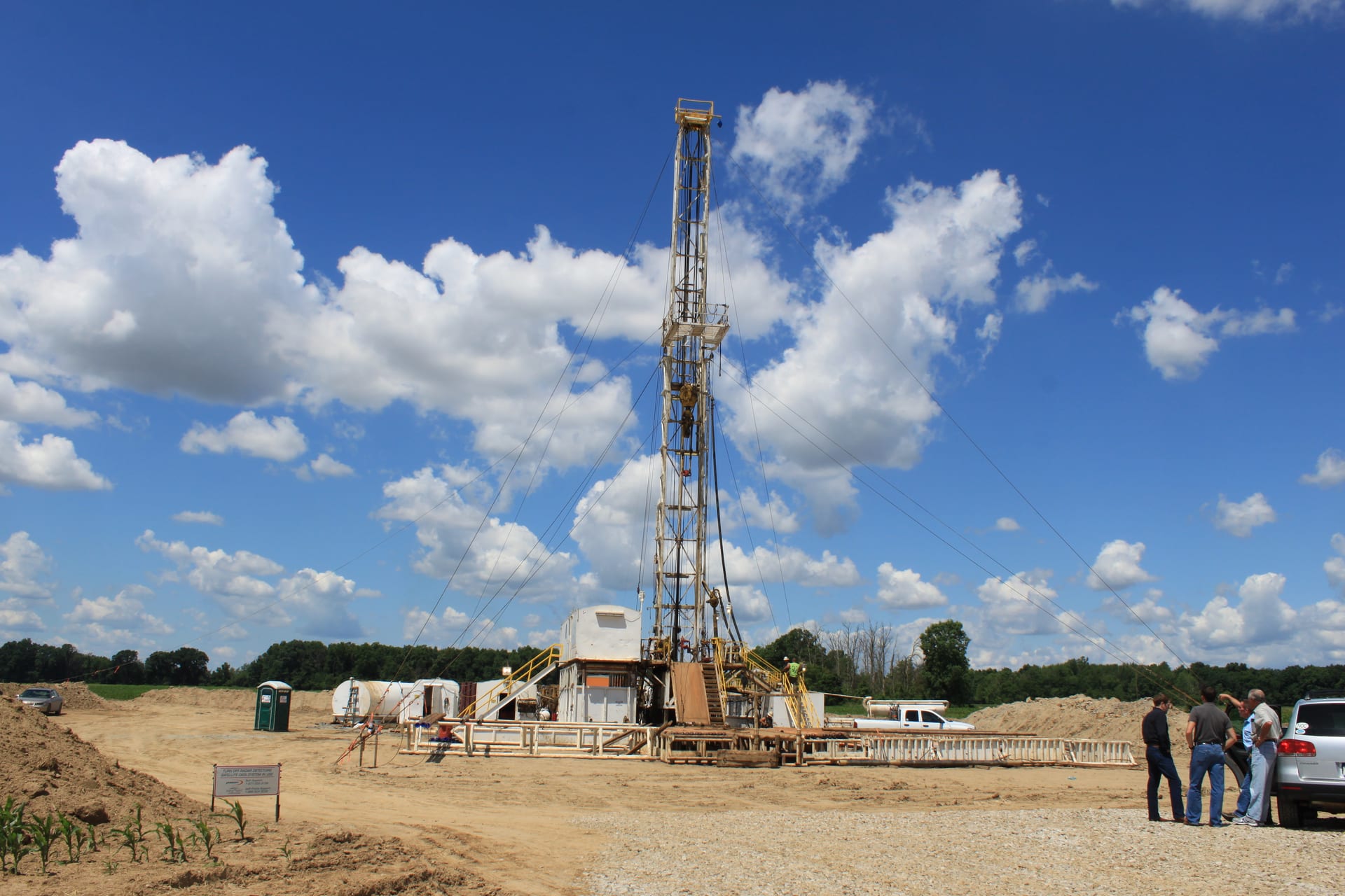 Test image of oil rig Michigan