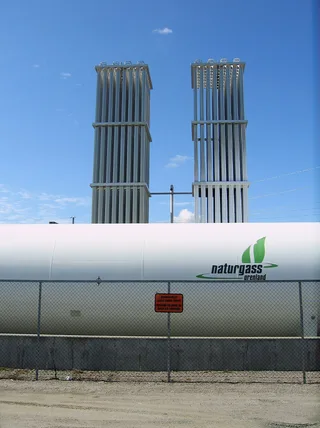 LNG Canada and Coastal GasLink pipeline facility in British Columbia