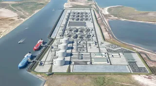 Rio Grande LNG facility under construction in Texas, TotalEnergies project 2025
