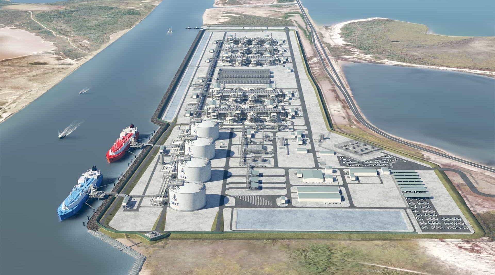 Rio Grande LNG facility under construction in Texas, TotalEnergies project 2025
