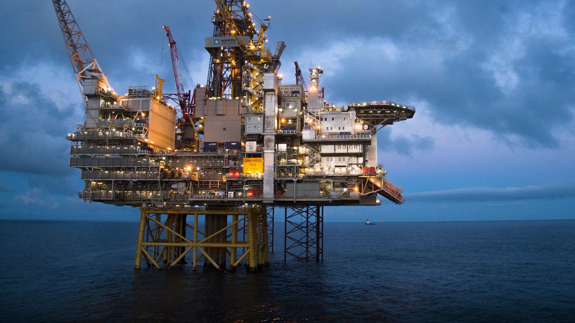 Equinor Gina Krog production platform in the North Sea, supporting European gas supply from Norway