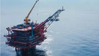 Valeura Energy offshore oil production platform operating in the Gulf of Thailand Pattani Basin