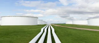 Cushing crude oil terminal and pipeline infrastructure showing North American oil storage and distribution